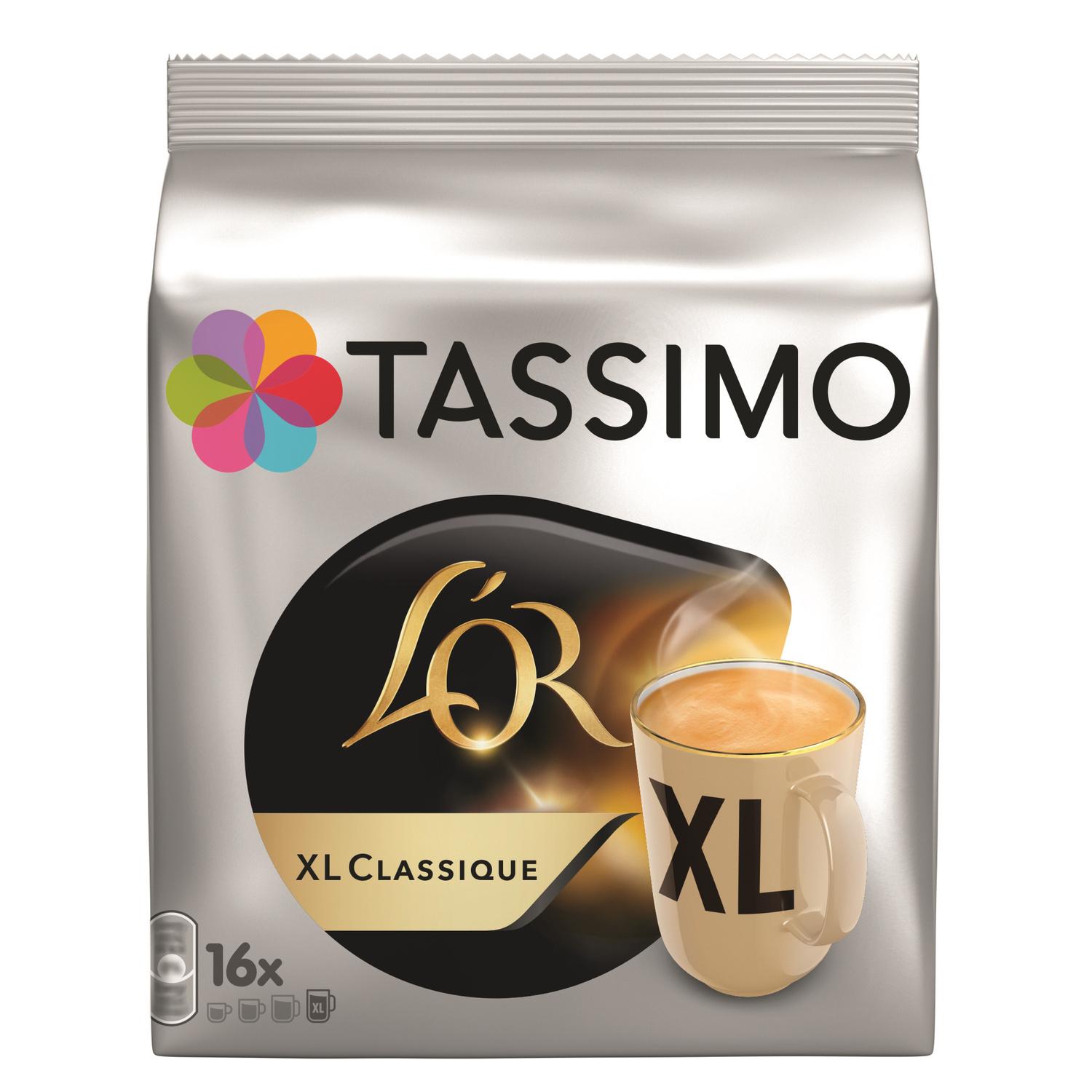 16 dosettes Café XL Classique TASSIMO